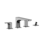TOTO TBG07202U#CP Ge Two-Handle Deck-Mount Roman Tub Filler Trim With Handshower - Polished Chrome