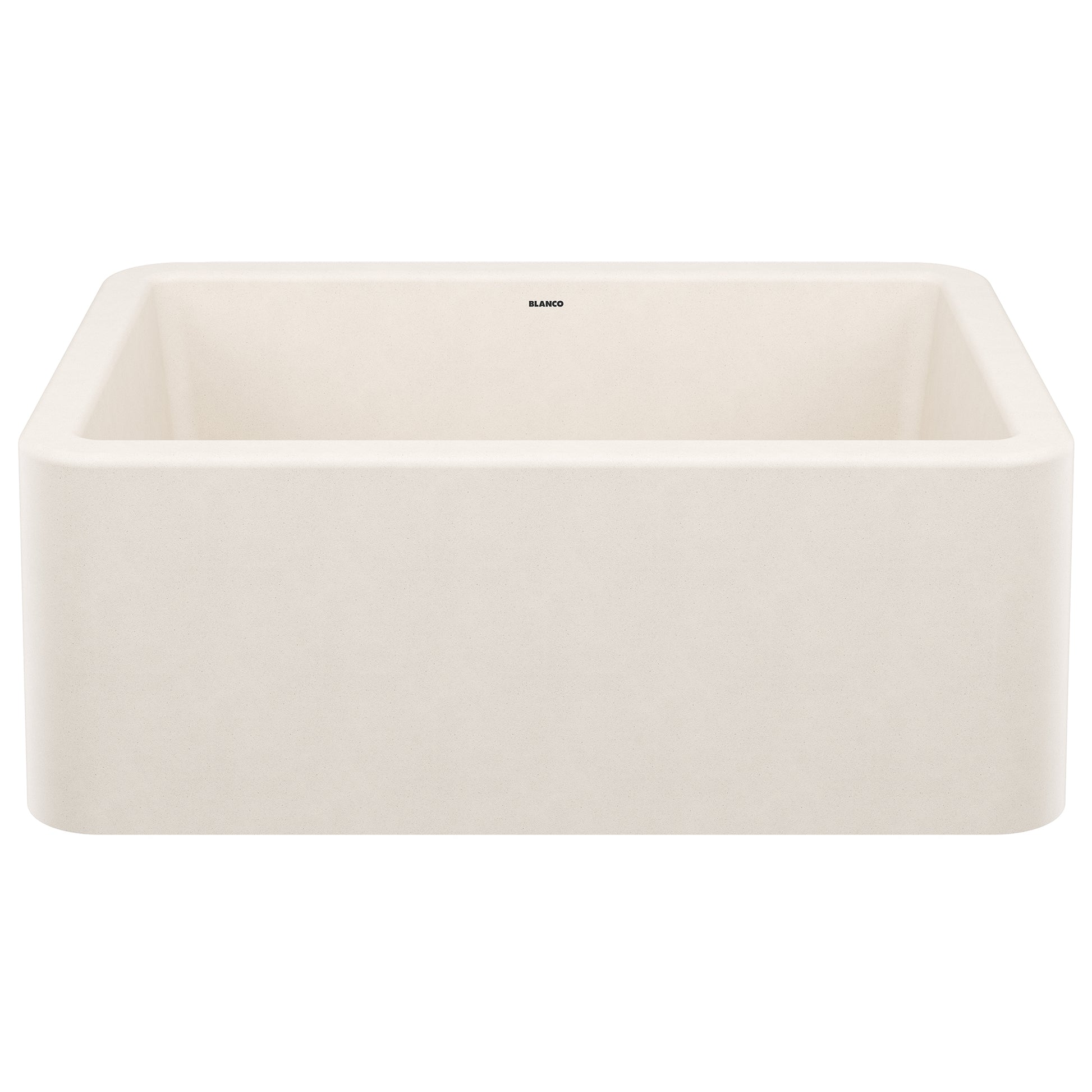 BLANCO 443075 Ikon Ikon SILGRANIT 27" Single Bowl Apron-Front Farmhouse Sink - Soft White in Soft White