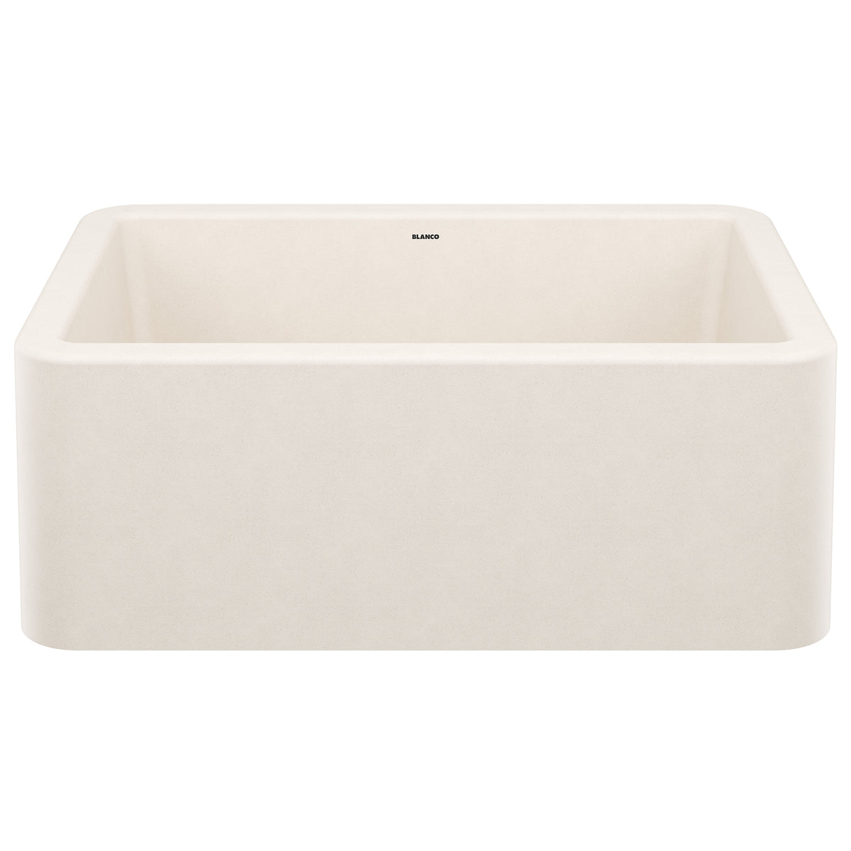 BLANCO 443075 Ikon Ikon SILGRANIT 27" Single Bowl Apron-Front Farmhouse Sink - Soft White in Soft White