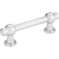 ATLAS 314-ch Bronte 3" Center to Center Bar Pull - Polished Chrome