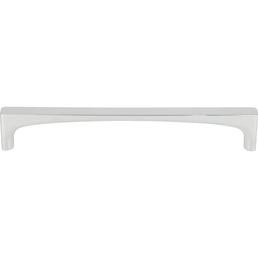 TOP KNOBS TK1014PC Riverside 6 5/16" Center to Center Bar Pull - Polished Chrome