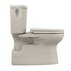 TOTO MS474124CUFG#03 Vespin Ii 1G Two-Piece Elongated 1.0 Gpf Universal Height Toilet With Cefiontect And Ss124 Softclose Seat - Bone