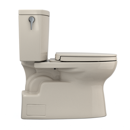 TOTO MS474124CUFG#03 Vespin Ii 1G Two-Piece Elongated 1.0 Gpf Universal Height Toilet With Cefiontect And Ss124 Softclose Seat - Bone