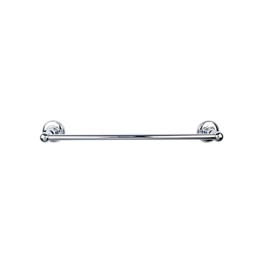 TOP KNOBS ED8PCD TOP BATH (R) Edwardian Bath Single 26 1/2" Wall Mounted Towel Bar - Polished Chrome