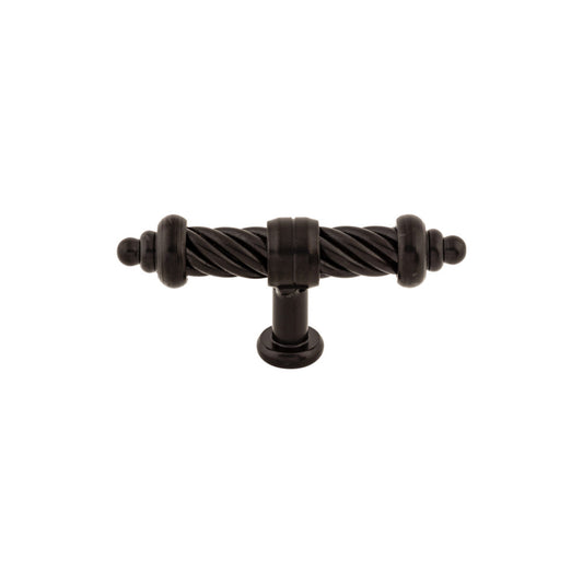 TOP KNOBS M629 Twist 3 5/8" Length Geometric Knob - Patina Black