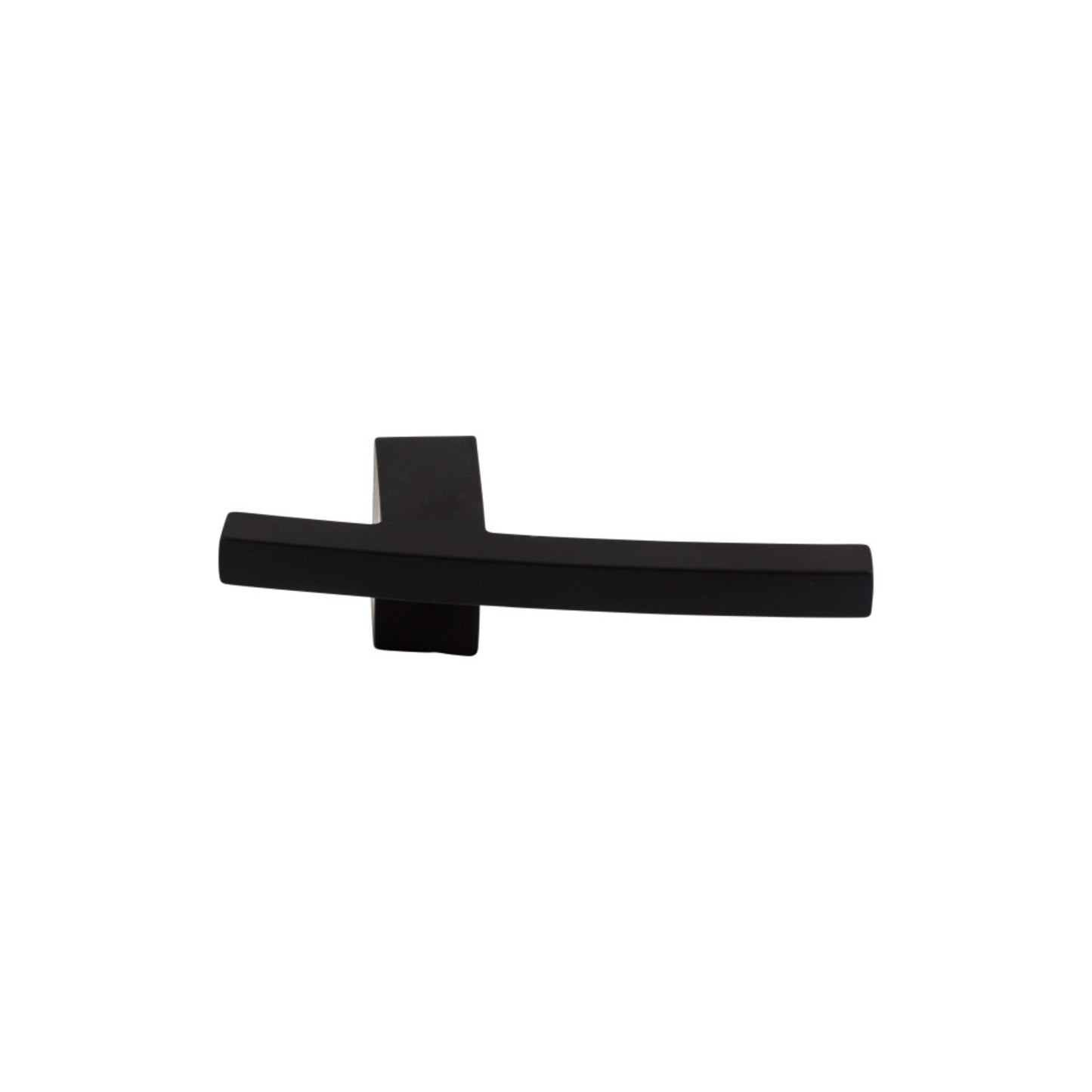 TOP KNOBS TK84BLK Slanted A 3" Length Geometric Knob , Flat Black