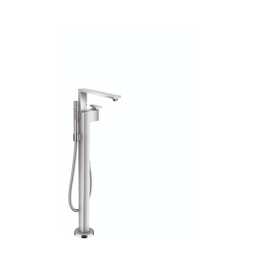 AXOR Edge Freestanding Tub Filler Trim with 1.75 GPM Handshower in Chrome