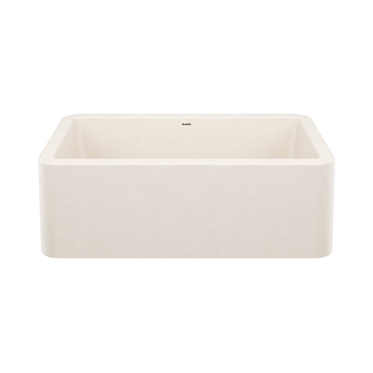 BLANCO 443076 Ikon Ikon SILGRANIT 30" Single Bowl Apron-Front Farmhouse Sink - Soft White in Soft White