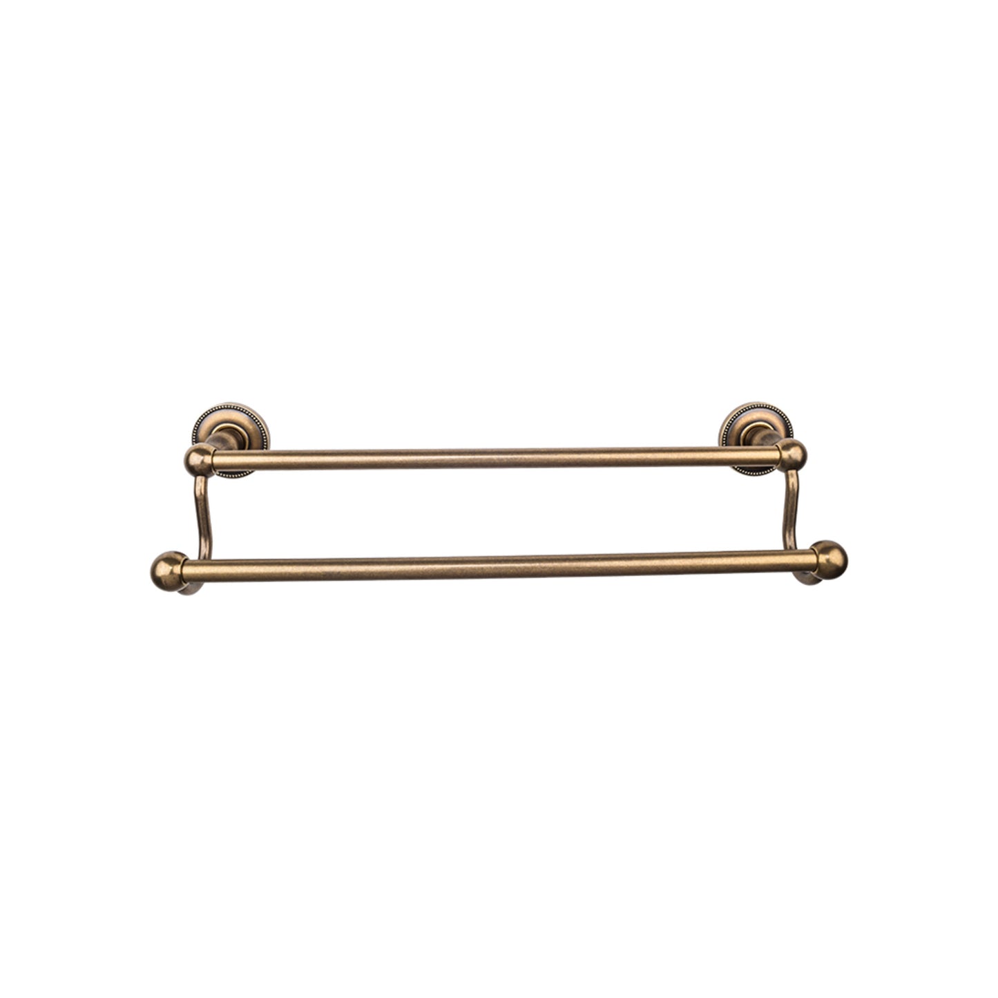 TOP KNOBS ED11GBZA TOP BATH (R) Edwardian Bath Double 32 1/2" Wall Mounted Towel Bar - German Bronze