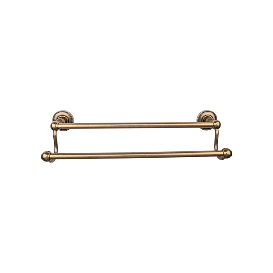 TOP KNOBS ED11GBZA TOP BATH (R) Edwardian Bath Double 32 1/2" Wall Mounted Towel Bar - German Bronze