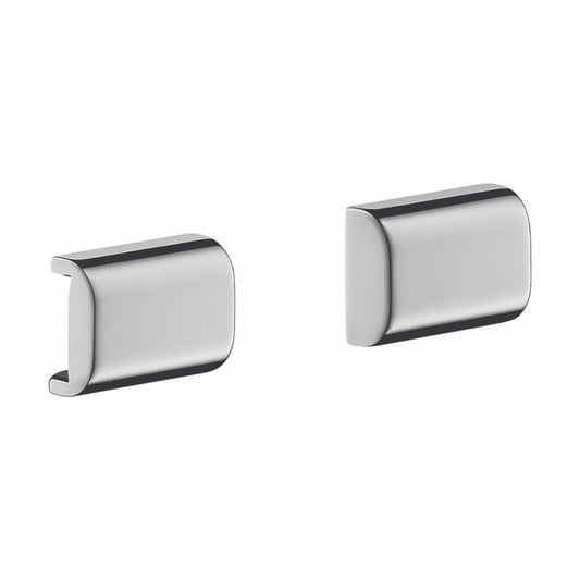 AXOR 42871000 Universal SoftSquare Cover for Rail (2 Pieces) - Chrome