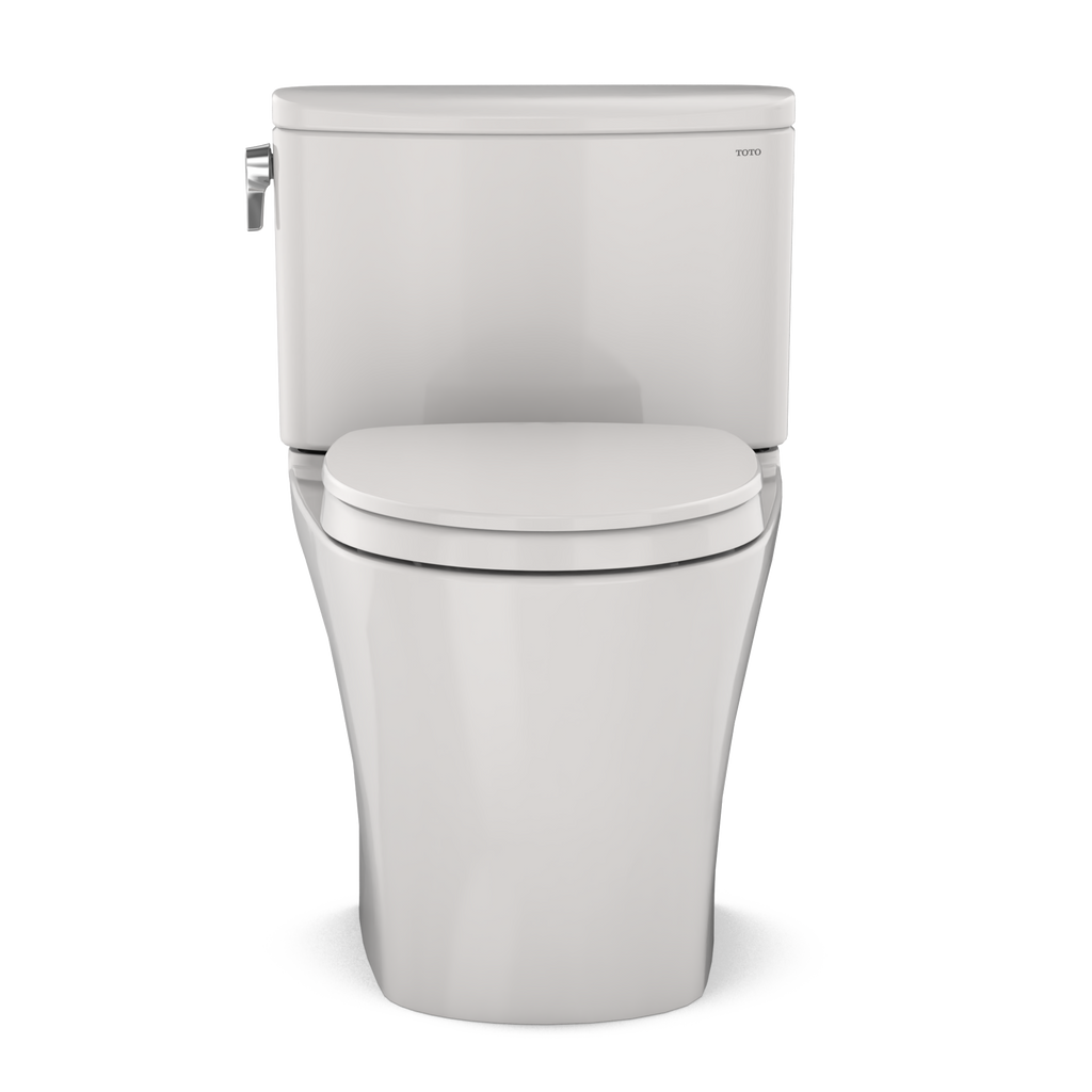 TOTO MS442124CEFG#11 Nexus Two-Piece Elongated 1.28 Gpf Universal Height Toilet With Cefiontect And Ss124 Softclose Seat - Colonial White