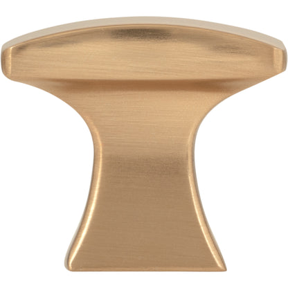 JEFFREY ALEXANDER 767SBZ Philip 1-1/4" Length Rectangle Knob - Satin Bronze