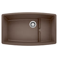 BLANCO 440063 Performa Performa Cascade SILGRANIT 32" Single Bowl Undermount Kitchen Sink with Colander - Cafe in Cafe