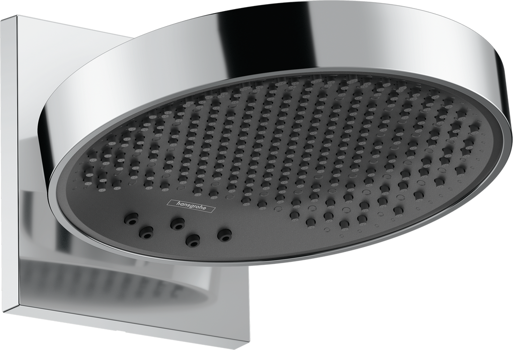 HANSGROHE 26235821 Rainfinity Showerhead 250 3-Jet with Wall Connector Trim, 1.75 GPM - Brushed Nickel