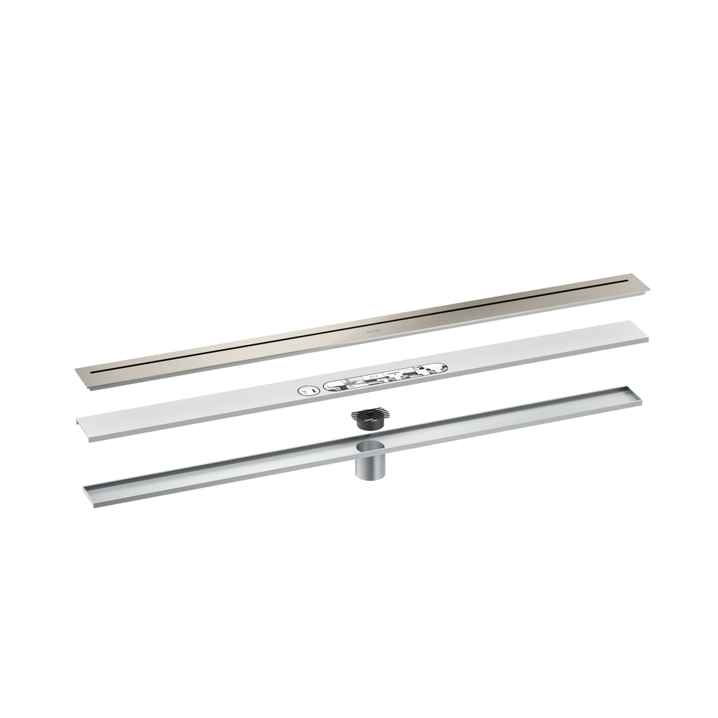 AXOR 42523801 Drains Floor Installation 39 3/8" - Stainless Steel Optic