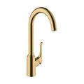 HANSGROHE 71845251 Allegro N Bar Faucet, 1.75 GPM - Brushed Gold Optic