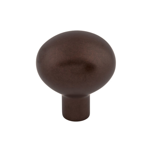 TOP KNOBS M1533 Aspen Large Egg 1 7/16" Length Oval Knob - Mahogany Bronze