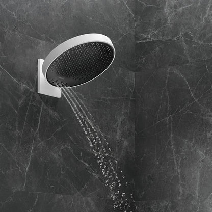 HANSGROHE 04863700 Rainfinity Showerhead 250 3-Jet, 2.5 GPM with RainSelect Thermostatic Trim for 4 Functions - Matte White
