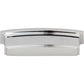 JEFFREY ALEXANDER 141-96PC Renzo 96 mm Center-to-Center Cup/Bin Pull - Polished Chrome