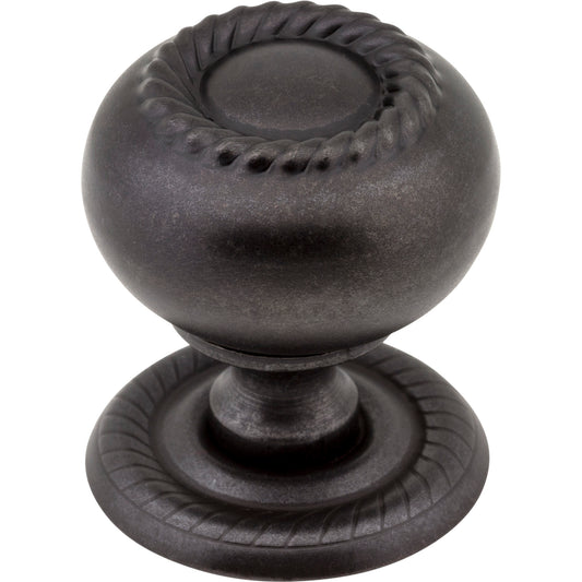 JEFFREY ALEXANDER S6060DACM Rhodes 1-1/4" Diameter Mushroom Knob , Gun Metal