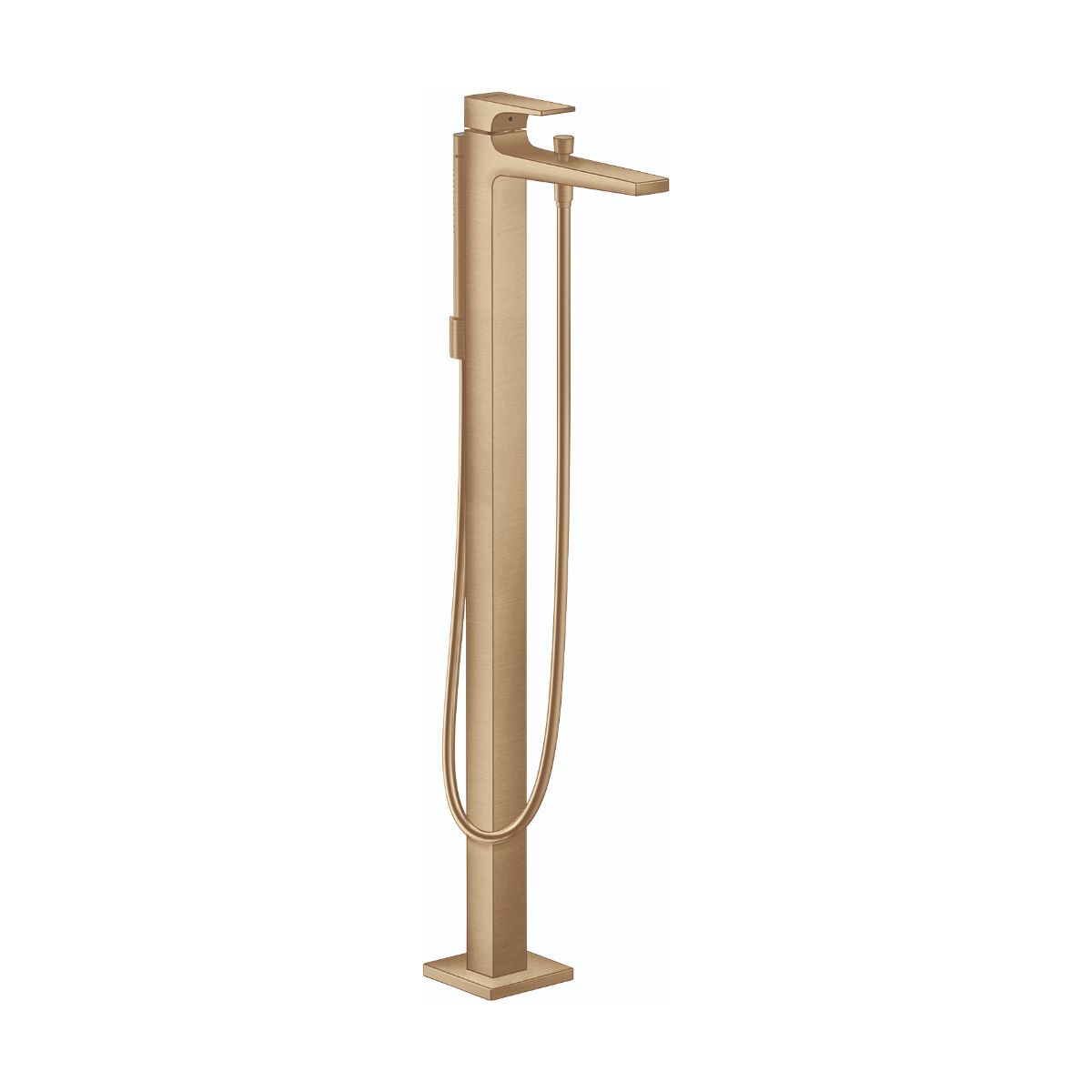 HANSGROHE 32532141 Metropol Freestanding Tub Filler Trim with Lever Handle and 1.75 GPM Handshower - Brushed Bronze