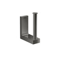 AXOR 42654330 Universal Rectangular Spare Roll Holder - Polished Black Chrome