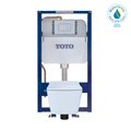 TOTO CWT449249CMFG#MS Sp Wall-Hung Square-Shape Toilet And Duofit In-Wall 1.28 And 0.9 Gpf Dual-Flush Tank System With Copper Supply- Cwt449249Cmfg#Ms - Matte Silver