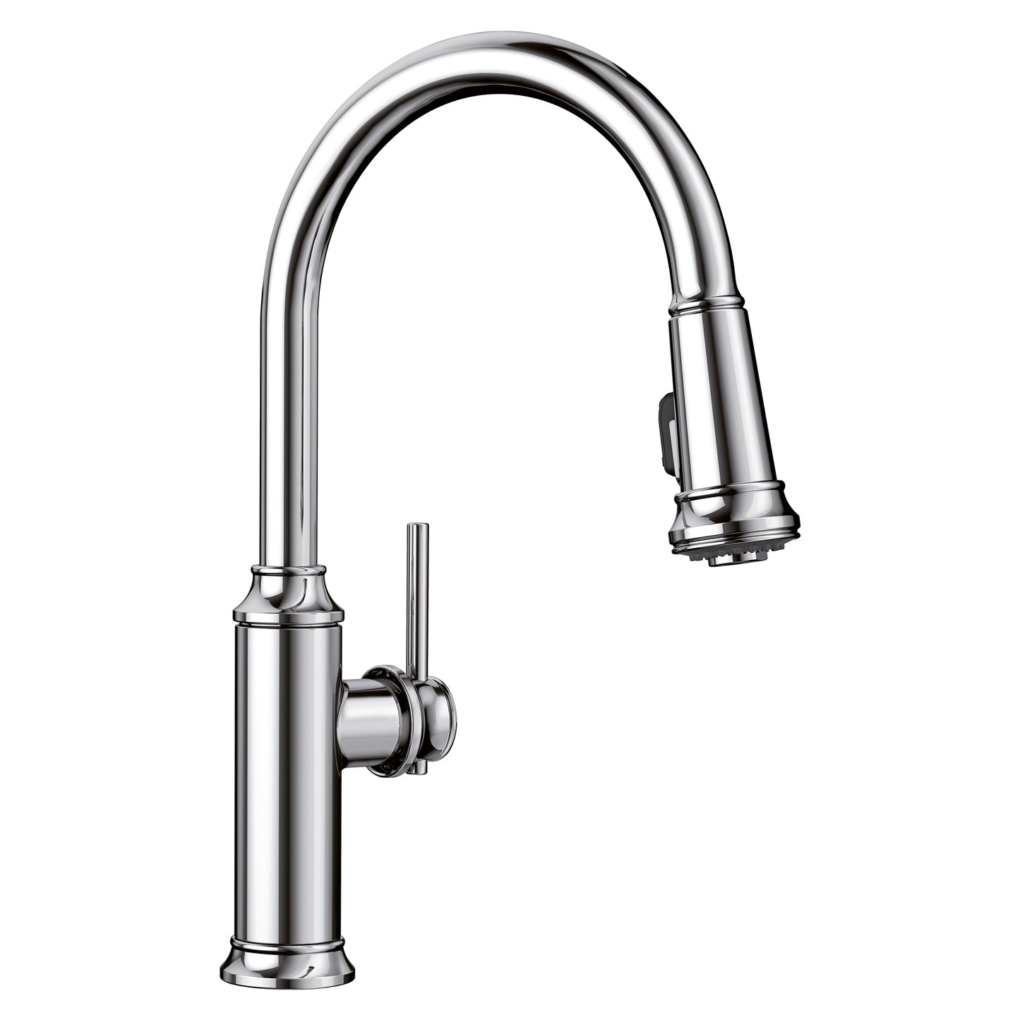 BLANCO 442501 Empressa Empressa High Arc Pull-Down Dual-Spray Kitchen Faucet - Chrome in Chrome