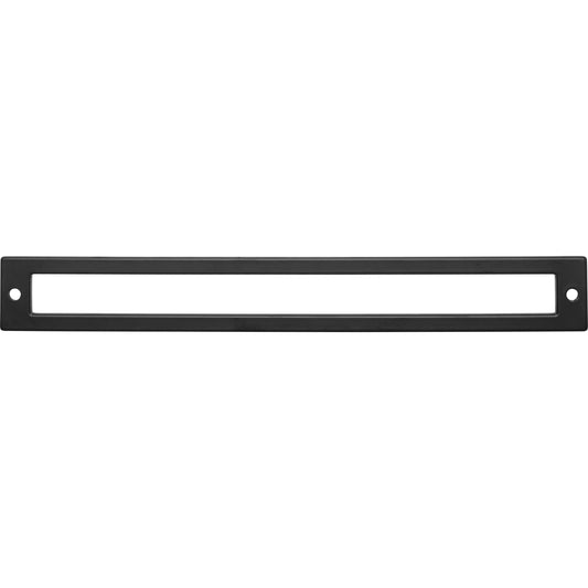 TOP KNOBS TK928BLK Hollin Pull Backplate - Flat Black