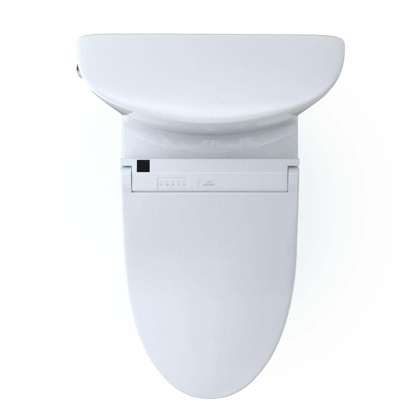 TOTO MW4483084CEMFGN#01 WASHLET+ Aquia IV Arc Two-Piece Elongated Dual Flush 1.28 and 0.9 GPF Toilet with C5 Bidet Seat , Cotton White