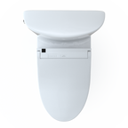 TOTO MW4483084CEMFGN#01 Washlet+ Aquia Iv Arc Two-Piece Elongated Dual Flush 1.28 And 0.9 Gpf Toilet With C5 Bidet Seat - Cotton White