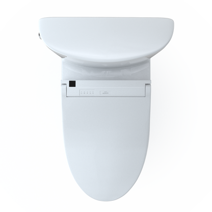 TOTO MW4483084CEMFGN#01 Washlet+ Aquia Iv Arc Two-Piece Elongated Dual Flush 1.28 And 0.9 Gpf Toilet With C5 Bidet Seat - Cotton White