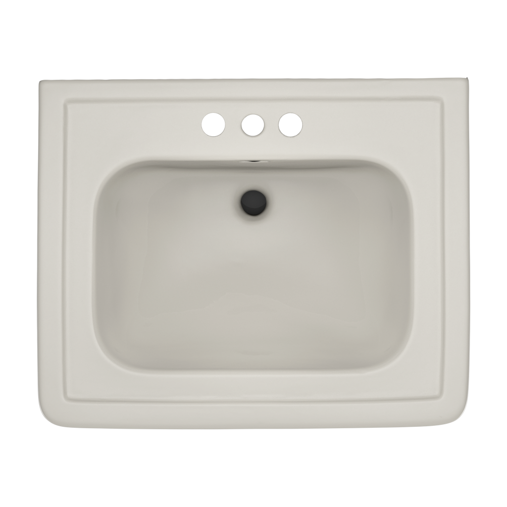 TOTO LPT530.4N#12 Promenade 27-1/2" X 22-1/4" Rectangular Pedestal Bathroom Sink For 4 Inch Center Faucets - Sedona Beige