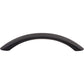 TOP KNOBS M386 Bow 3 3/4" Center to Center Bar Pull - Flat Black