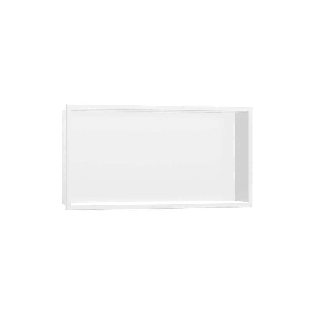 HANSGROHE 56064700 XtraStoris Original Wall Niche with Integrated Frame 12"x 24"x 4" - Matte White