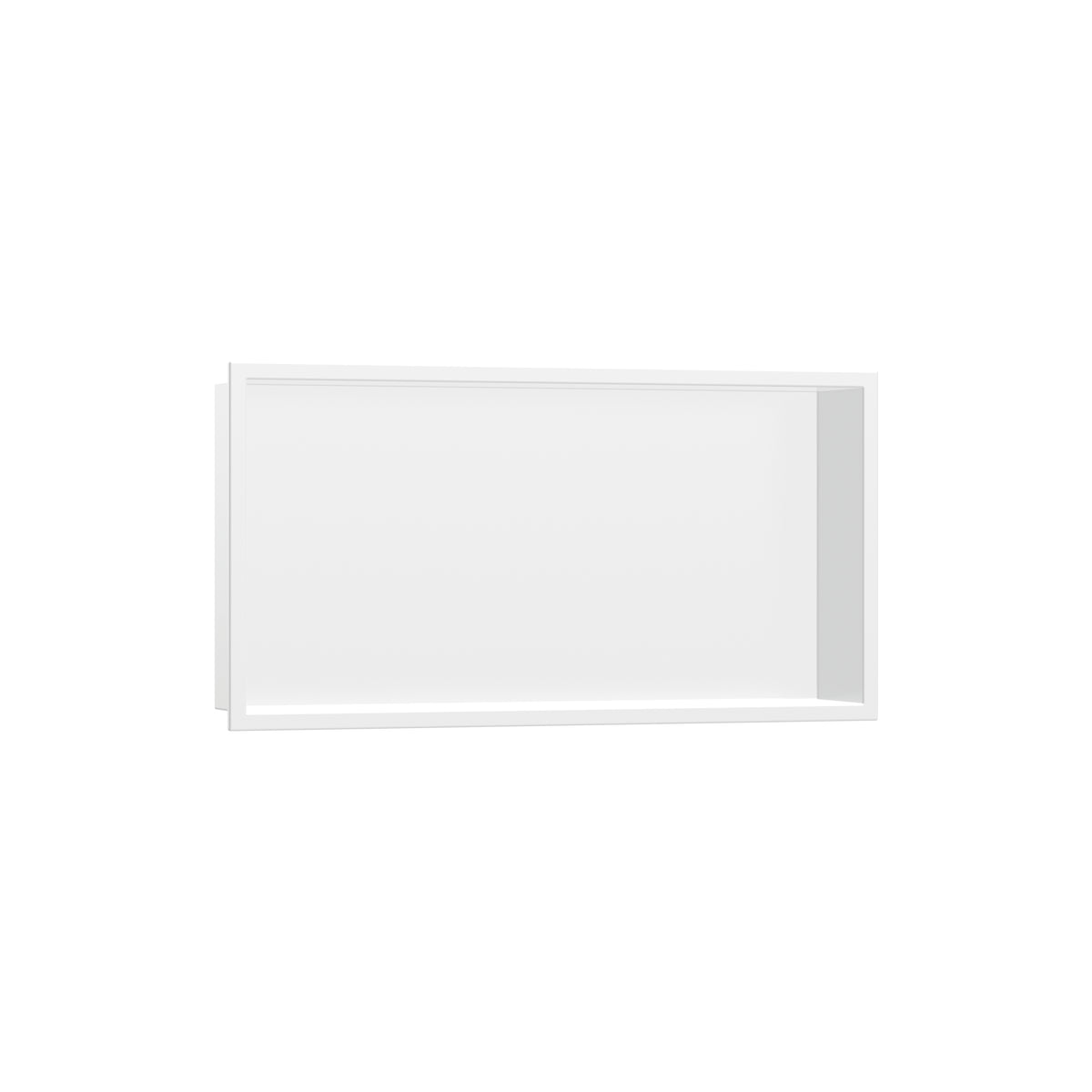 HANSGROHE 56064700 XtraStoris Original Wall Niche with Integrated Frame 12"x 24"x 4" - Matte White