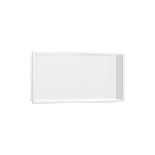 HANSGROHE 56064700 XtraStoris Original Wall Niche with Integrated Frame 12"x 24"x 4" - Matte White
