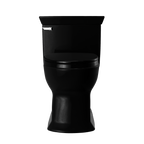 TOTO MS964124CEF#51 Soiree One Piece Elongated 1.28 Gpf Universal Height Skirted Toilet - Ebony
