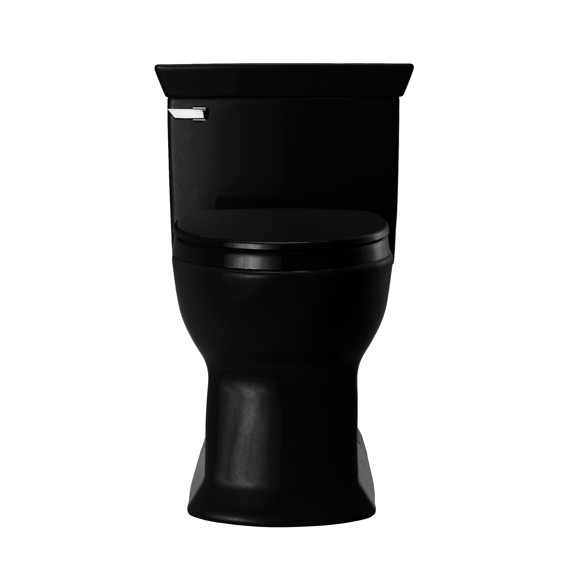 TOTO MS964124CEF#51 Soiree One Piece Elongated 1.28 Gpf Universal Height Skirted Toilet - Ebony