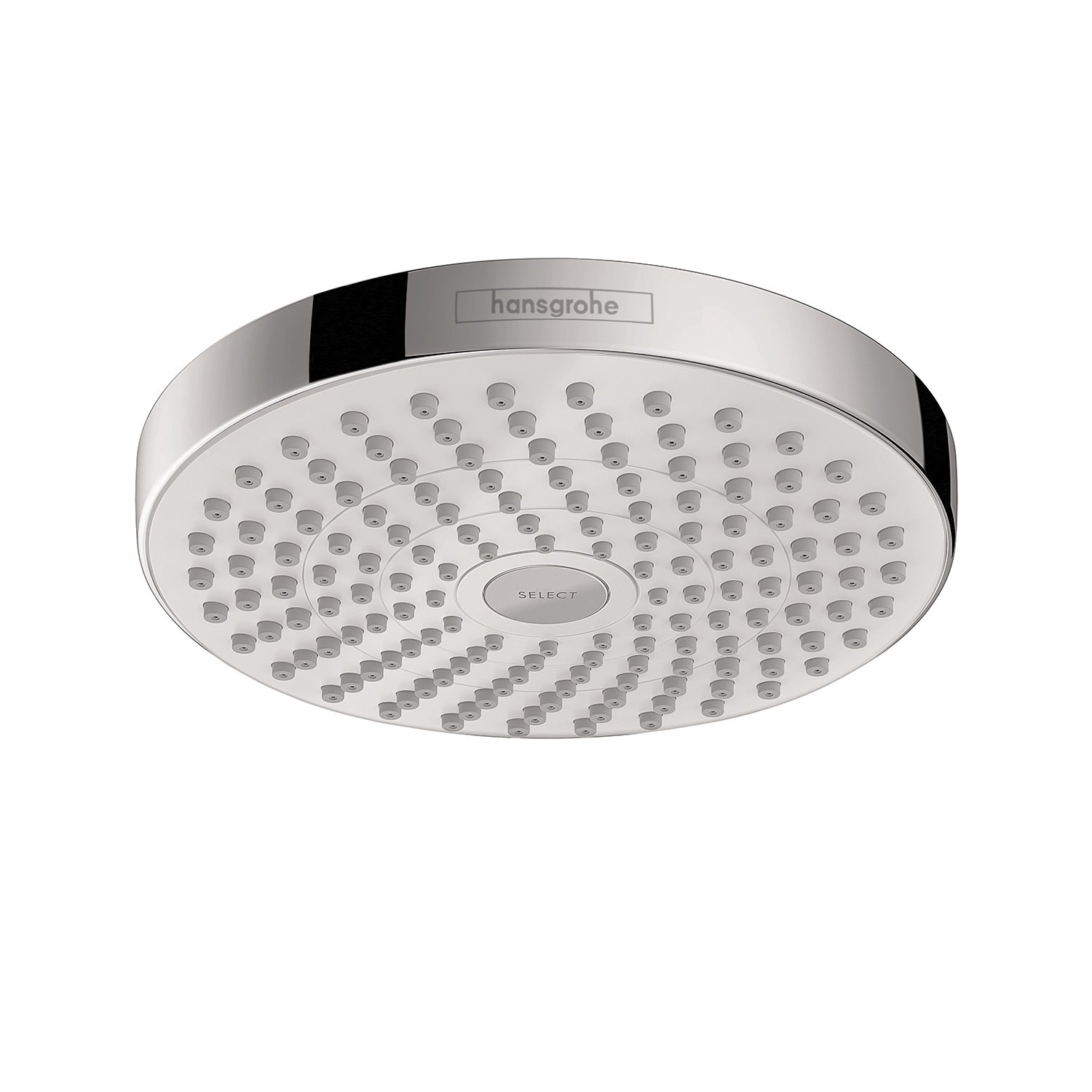 HANSGROHE 04388400 White/Chrome Croma Select S Modern Showerhead 1.8 GPM