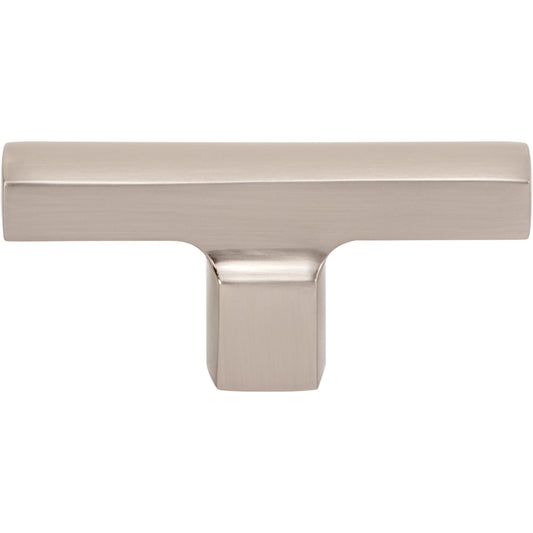 ATLAS A521-BRN Reeves 2 3/4" Length Bar Knob - Brushed Nickel