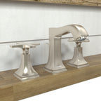 HANSGROHE 31306821 Metropol Classic Widespread Faucet 110 with Cross Handles and Pop-Up Drain, 1.2 GPM - Brushed Nickel