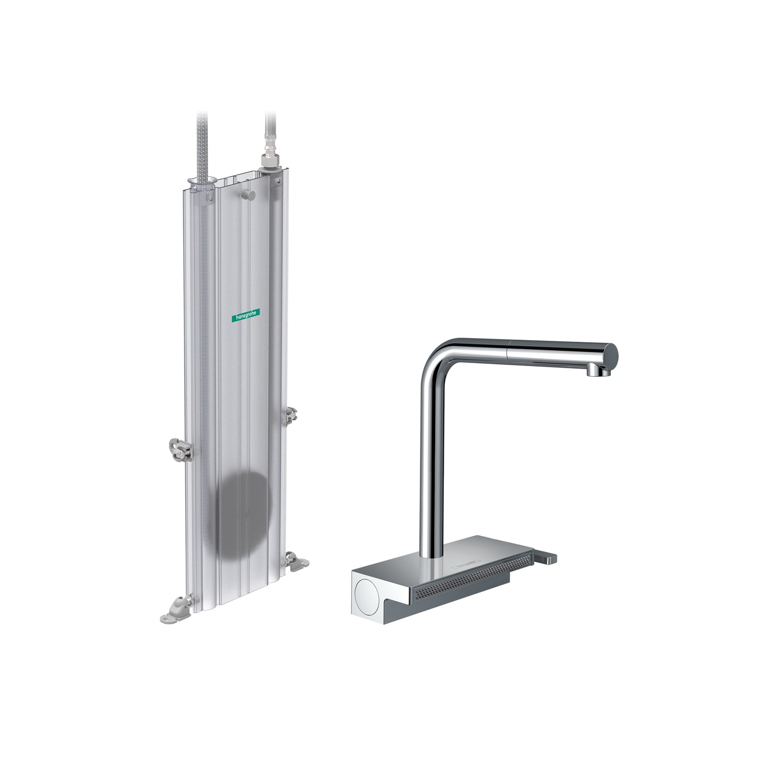 HANSGROHE 73830001 Aquno Select Kitchen Faucet, 2-Spray Pull-Out with sBox, 1.75 GPM - Chrome