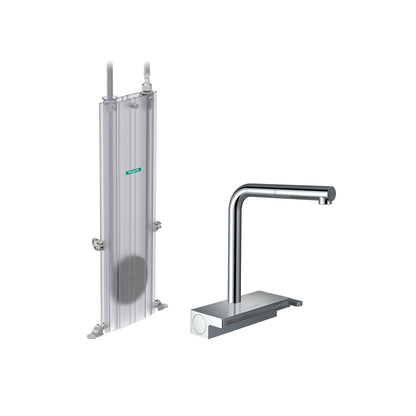 HANSGROHE 73830001 Aquno Select Kitchen Faucet, 2-Spray Pull-Out with sBox, 1.75 GPM - Chrome