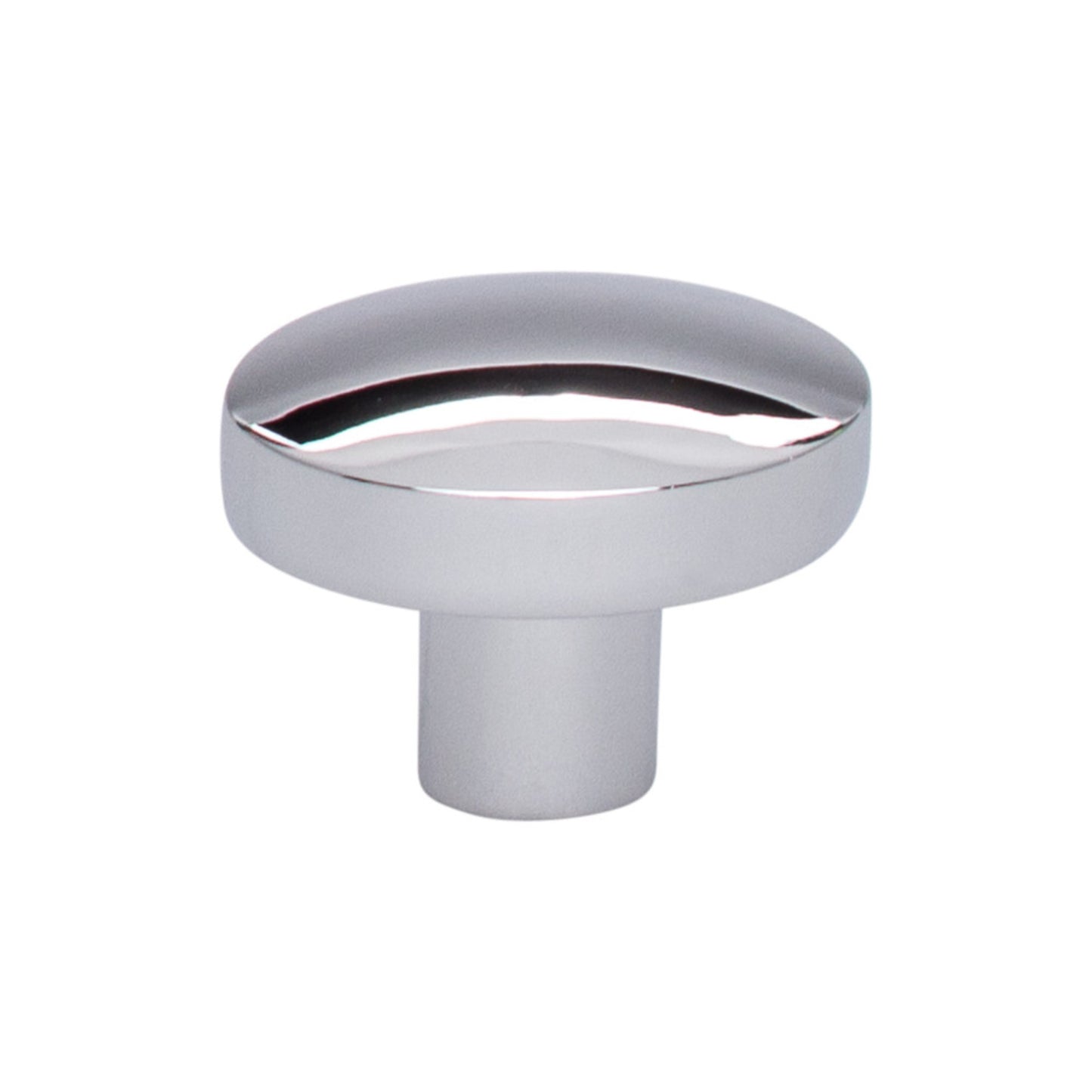 TOP KNOBS TK910PC Hillmont 1 3/8" Length Oval Knob - Polished Chrome