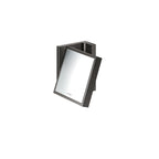 AXOR 42649330 Universal Rectangular Shaving Mirror - Polished Black Chrome