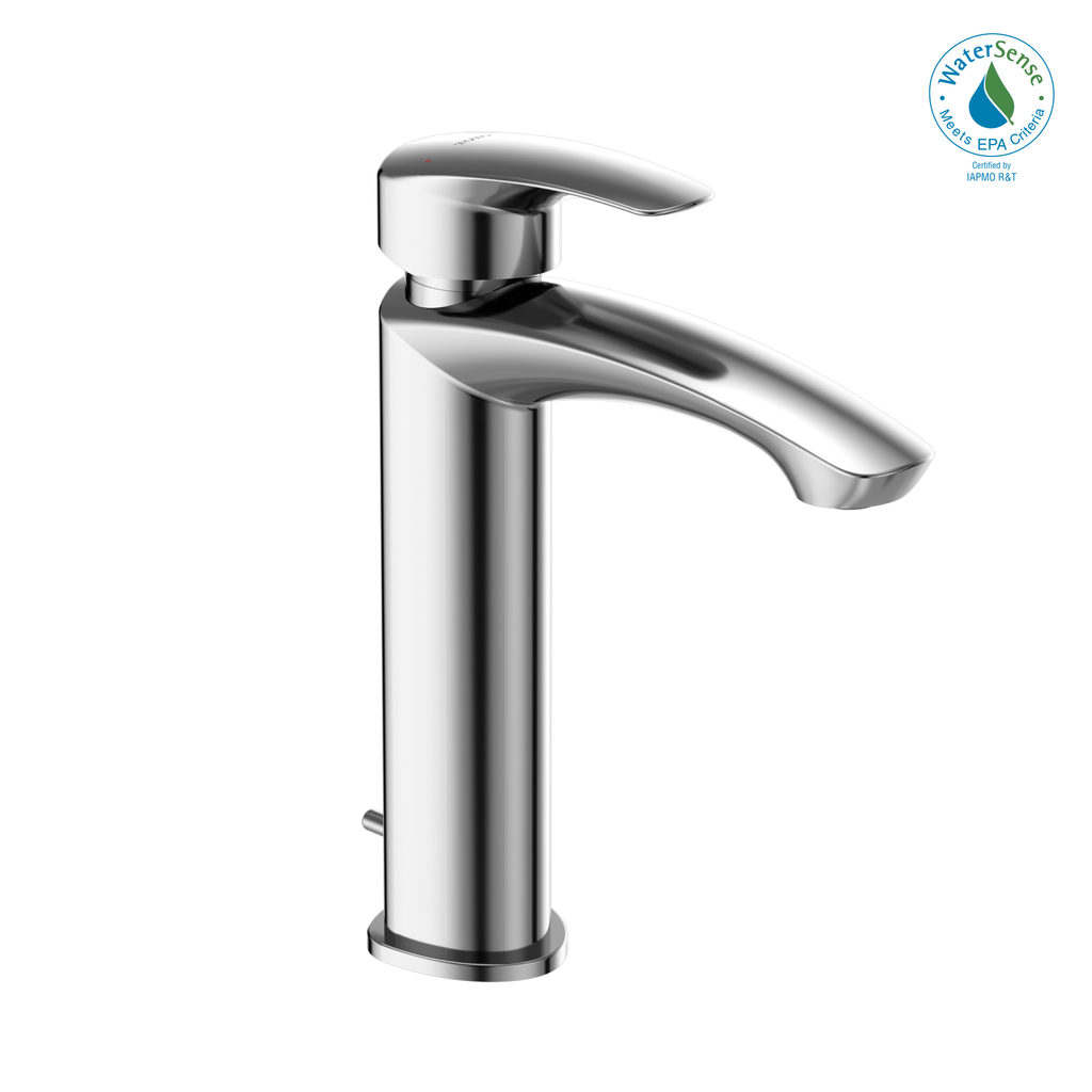 TOTO TLG09303U#CP Gm 1.2 Gpm Single Handle Semi-Vessel Bathroom Sink Faucet With Comfort Glide Technology - Polished Chrome