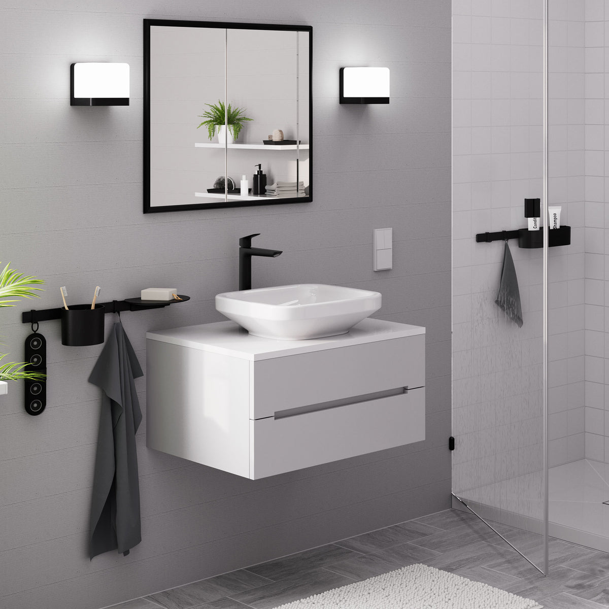 HANSGROHE 71258671 Logis Fine Single-Hole Faucet 240, 1.2 GPM - Matte Black