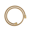 AXOR 28228250 Shower Solutions Textile Hose with Cylindircal Nut, 49" - Brushed Gold Optic